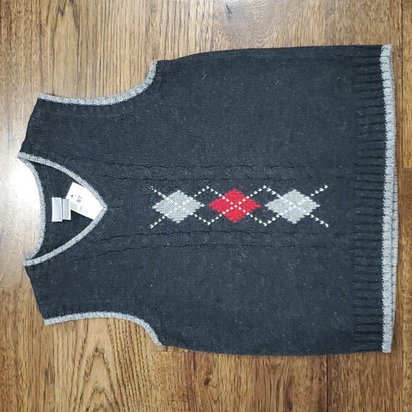 Perfectly Dressed Other - Boys Perfectly Dressed gray argyle sweater vest size 5T